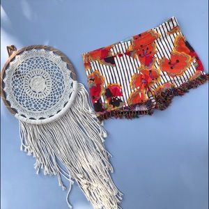 Judith March poppy fringe shorts